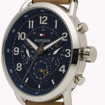 Tommy Hilfiger Men’s Quartz Leather Strap Watch